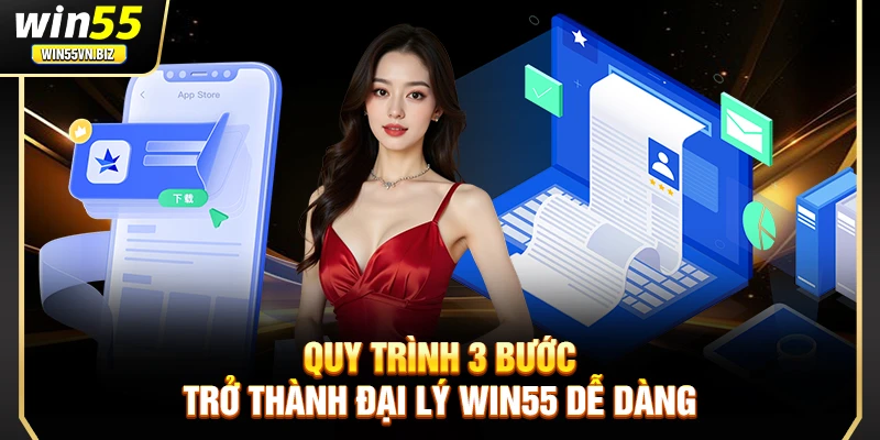 Quy trình 3 bước trở thành đại lý WIN55 dễ dàng